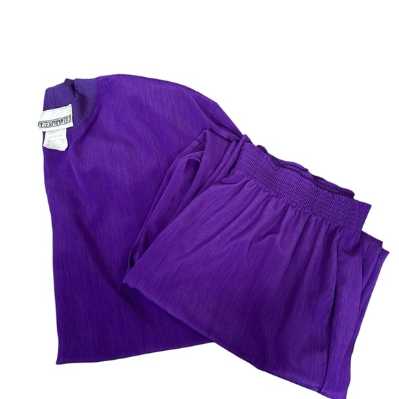 Peter Popovitch Vintage 90s Women’s Pant Set in Purple size medium - Picture 4 of 12